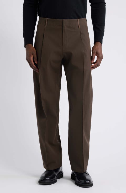 Disomy Wool Blend Pants