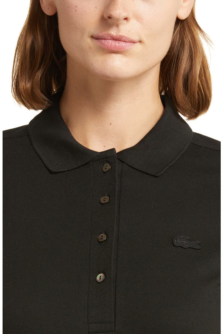 x BANDIER Slim Fit Piqué Polo, Alternate, color, NOIR