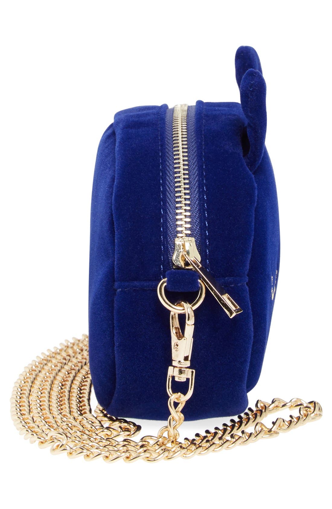 'Mini Cat' Convertible Crossbody Bag, Alternate, color, BLUE