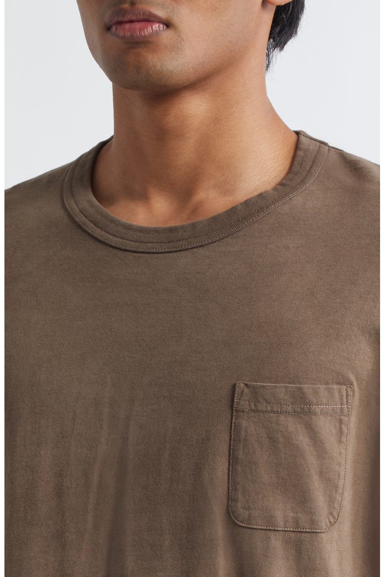 Jumbo Cotton Pocket T-Shirt, Alternate, color, MUD