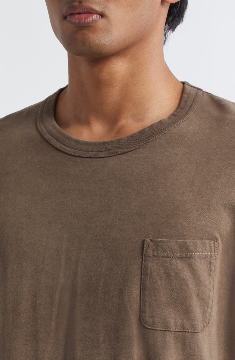 VISVIM Jumbo Cotton Pocket T-Shirt, Alternate, color, Mud