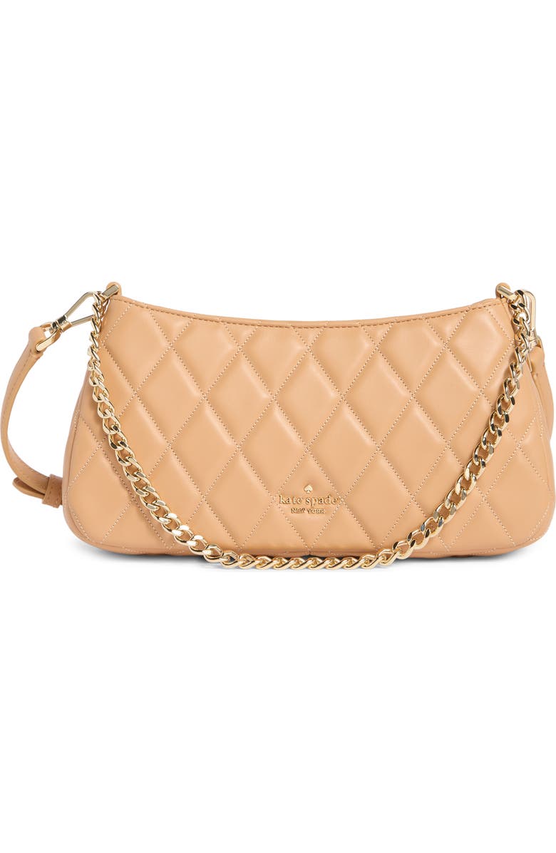 Kate Spade New York carey small convertible crossbody bag, Main, color, Tiramisu Mousse