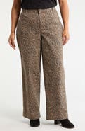 Wit & Wisdom Gracie Skyrise Double Side Seam High Waist Wide Leg Jeans