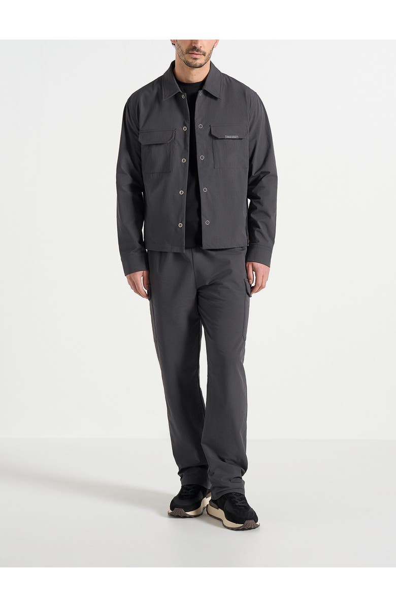 Manière De Voir Milo Technical Cargo Jacket, Alternate, color, Grey