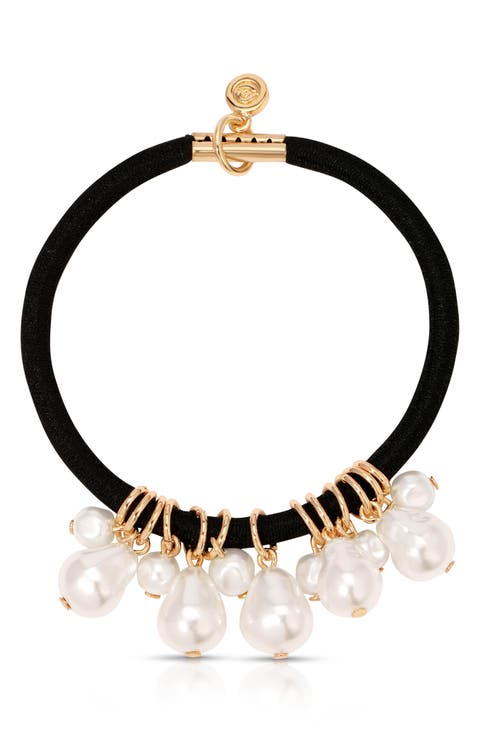 Mermaid Imitation Pearl Ponytail Holder