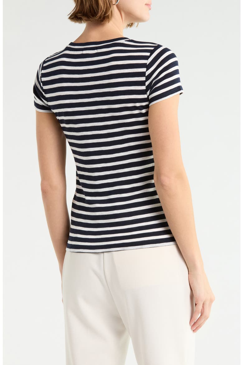 Stripe Crewneck T-Shirt, Alternate, color, INDIGO MULTI