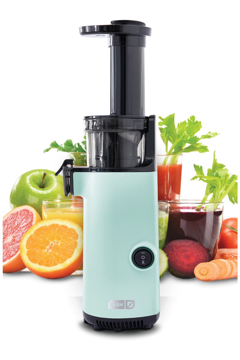 Compact Cold Press Power Juicer, Alternate, color, AQUA