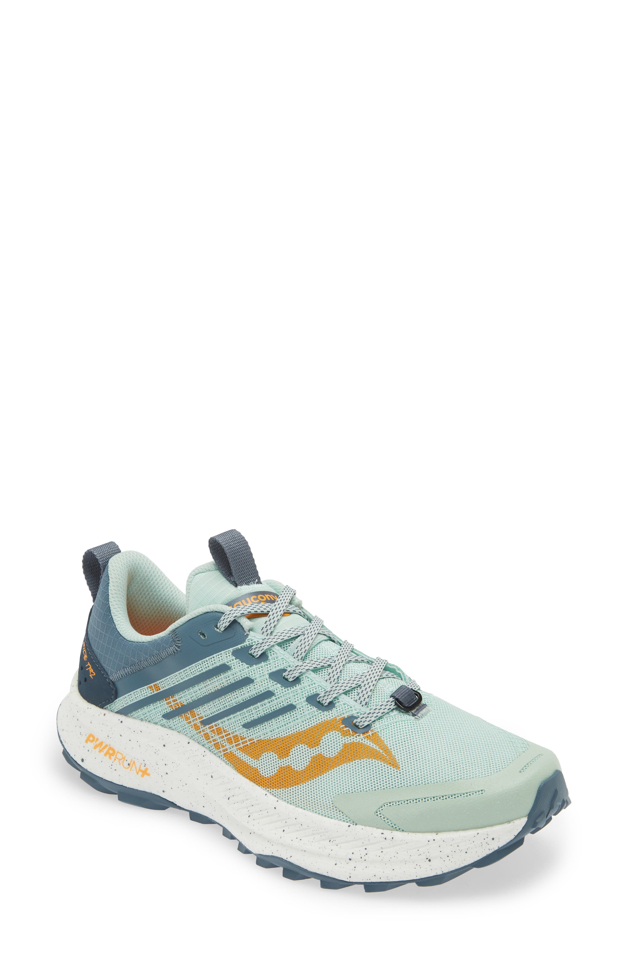 Saucony Ride TR2 Trail Running Shoe in Jade/Mirage 