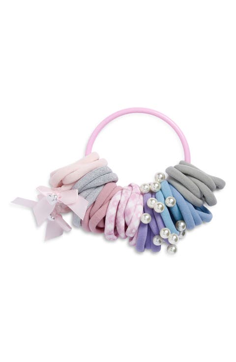 35-Piece Hosiery Ponytail Holders