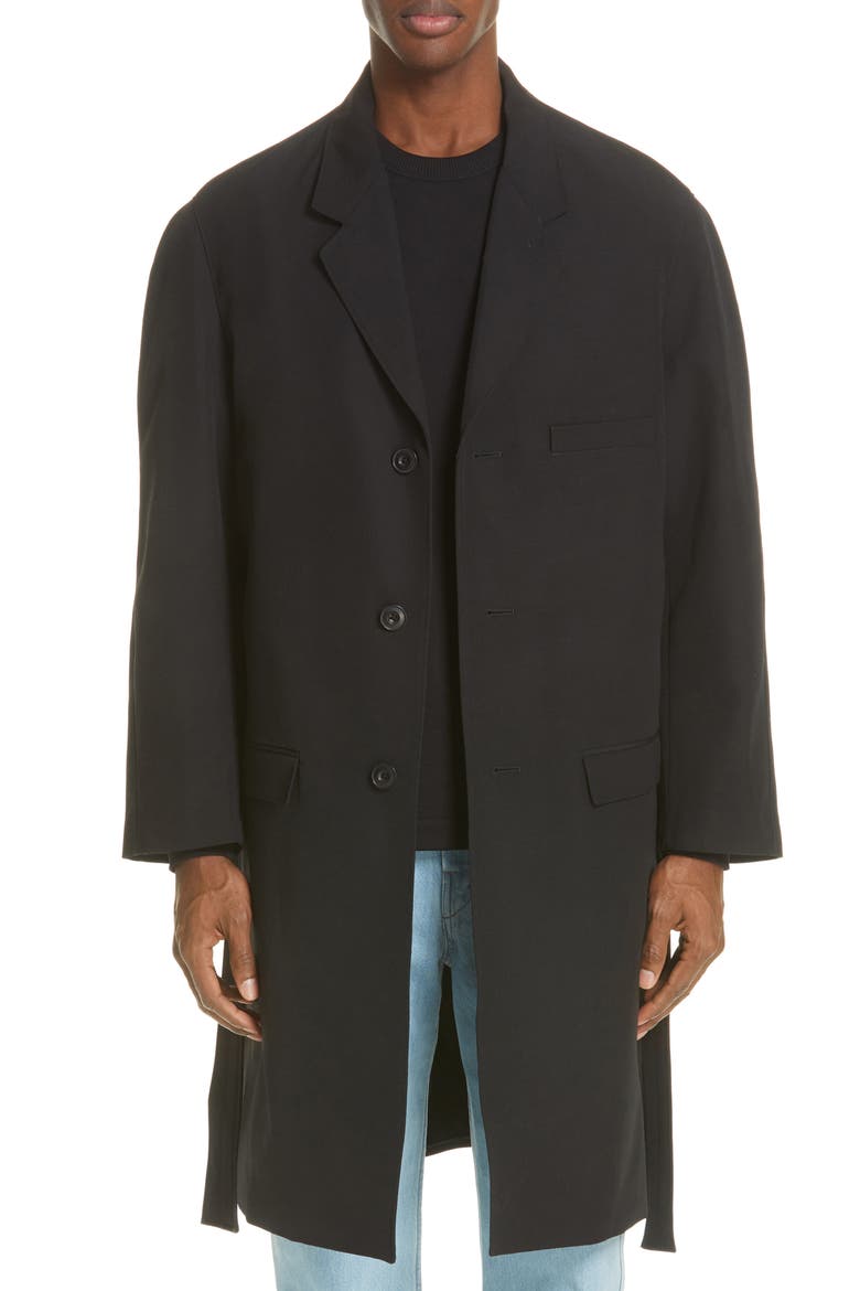 Chesterfield Overcoat, Main, color, BLACK