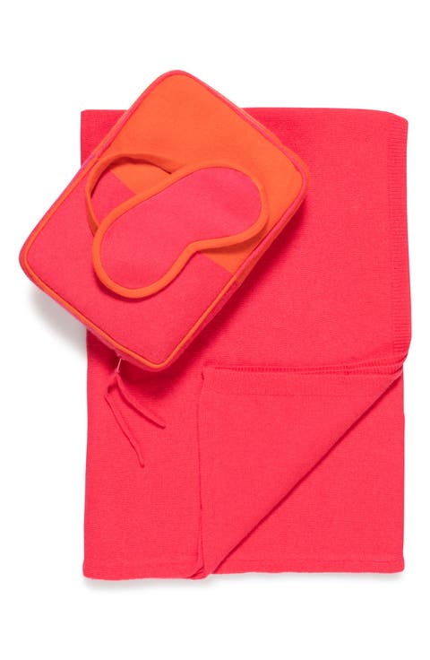 Sophia Cashmere Colorblock Travel Set