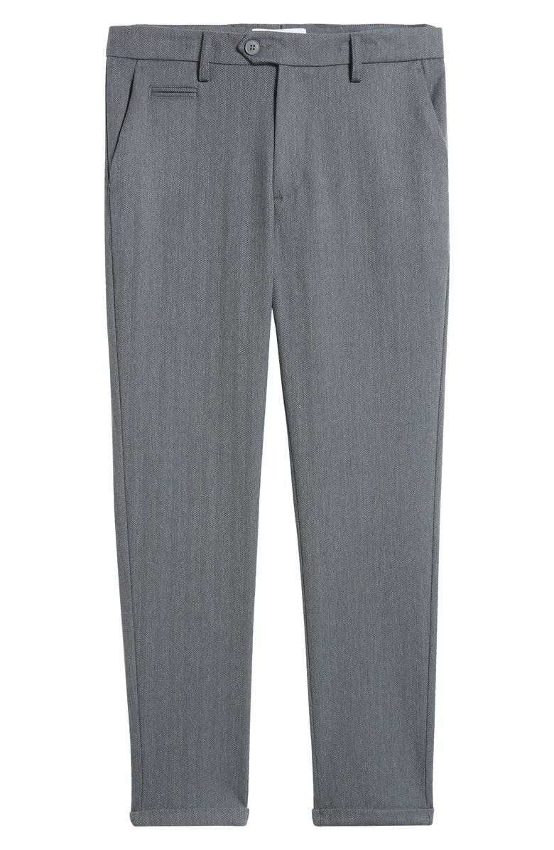 Les Deux Como Regular Fit Herringbone Suit Pants, Alternate, color, 