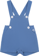 Charlotte & George Contrast Trim Cotton Sleeveless Overall