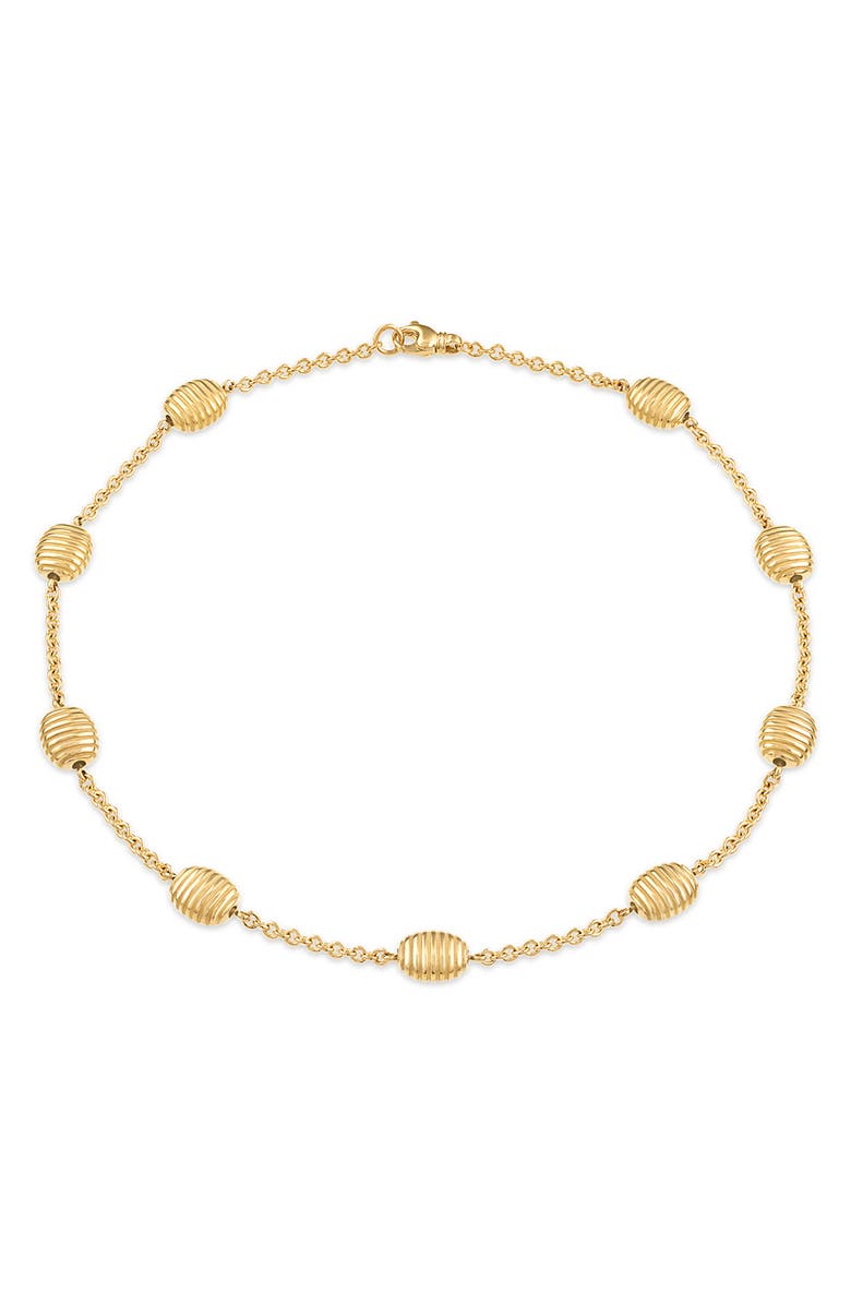 Pamela Zamore Isla Station Necklace, Alternate, color, Gold