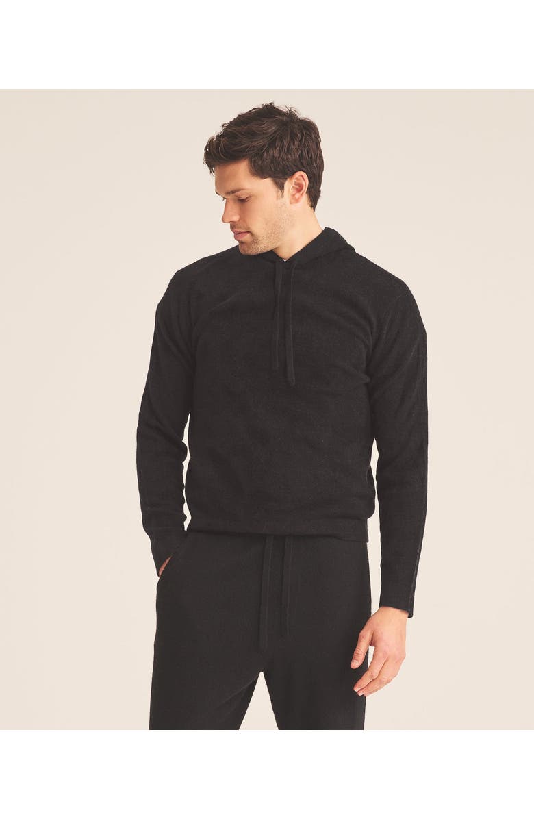 NAADAM Off-Duty Cashmere Hoodie, Main, color, Black