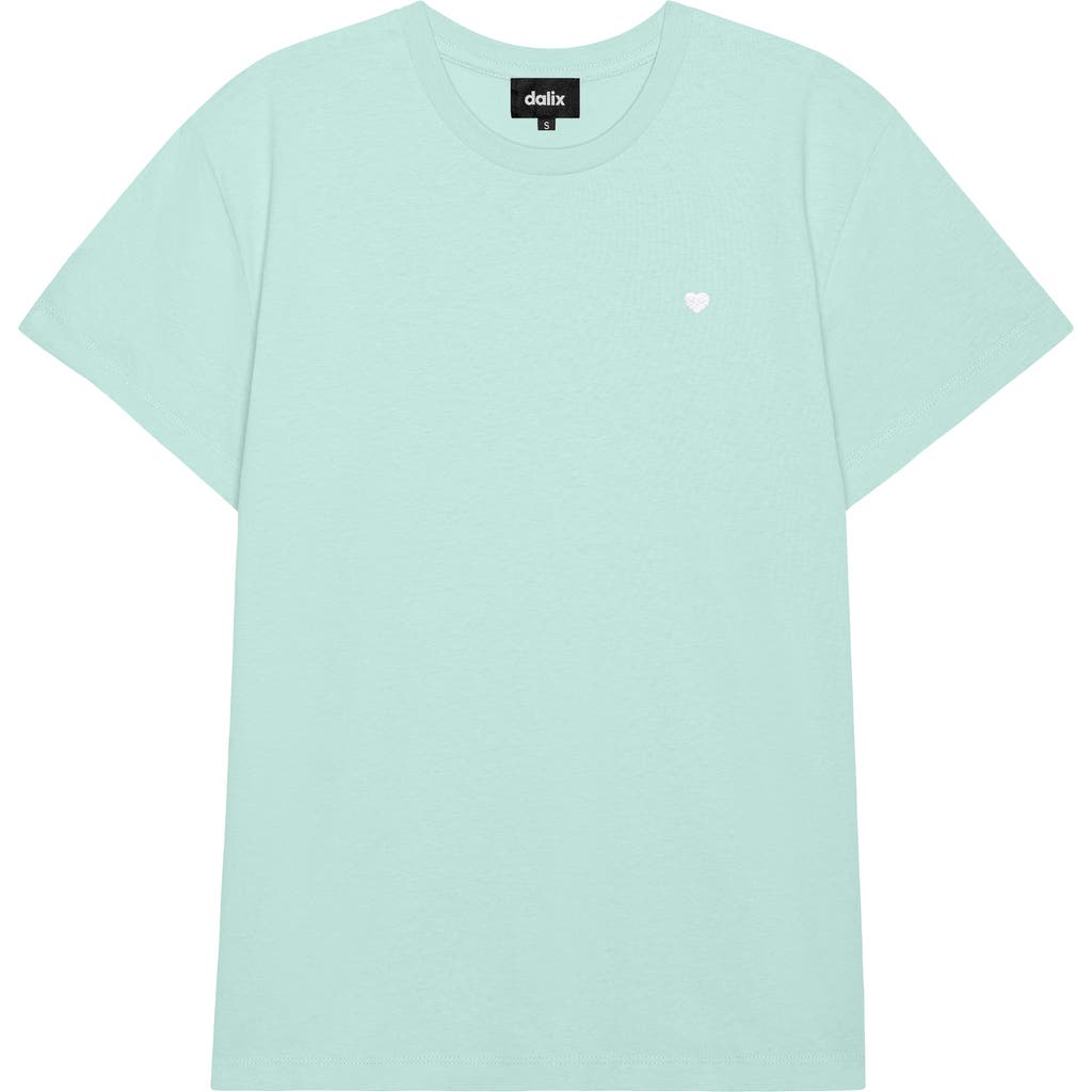 Dalix Womens Lil Heart Lightweight Everyday Tee In Green