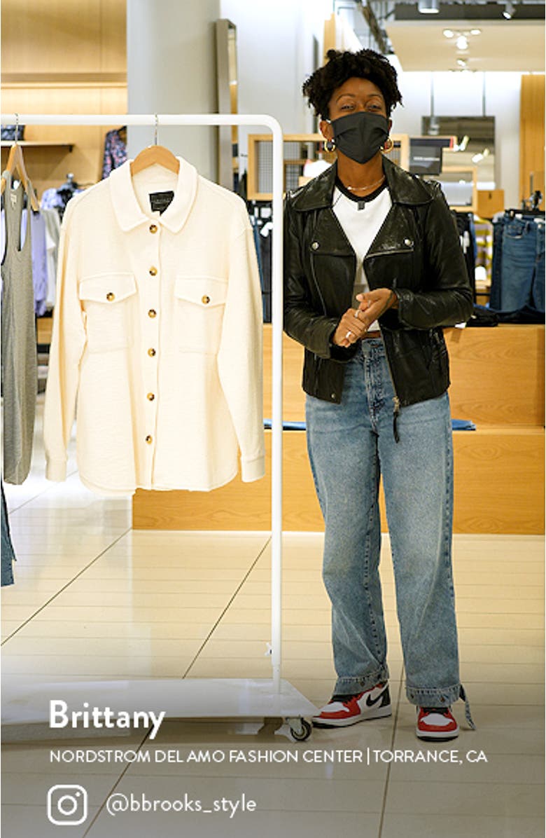 Cotton Blend Shirt Jacket, sales video thumbnail