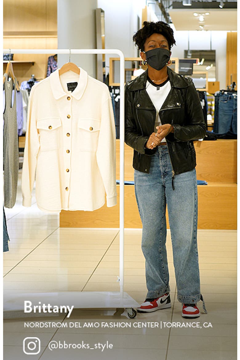 Cotton Blend Shirt Jacket video