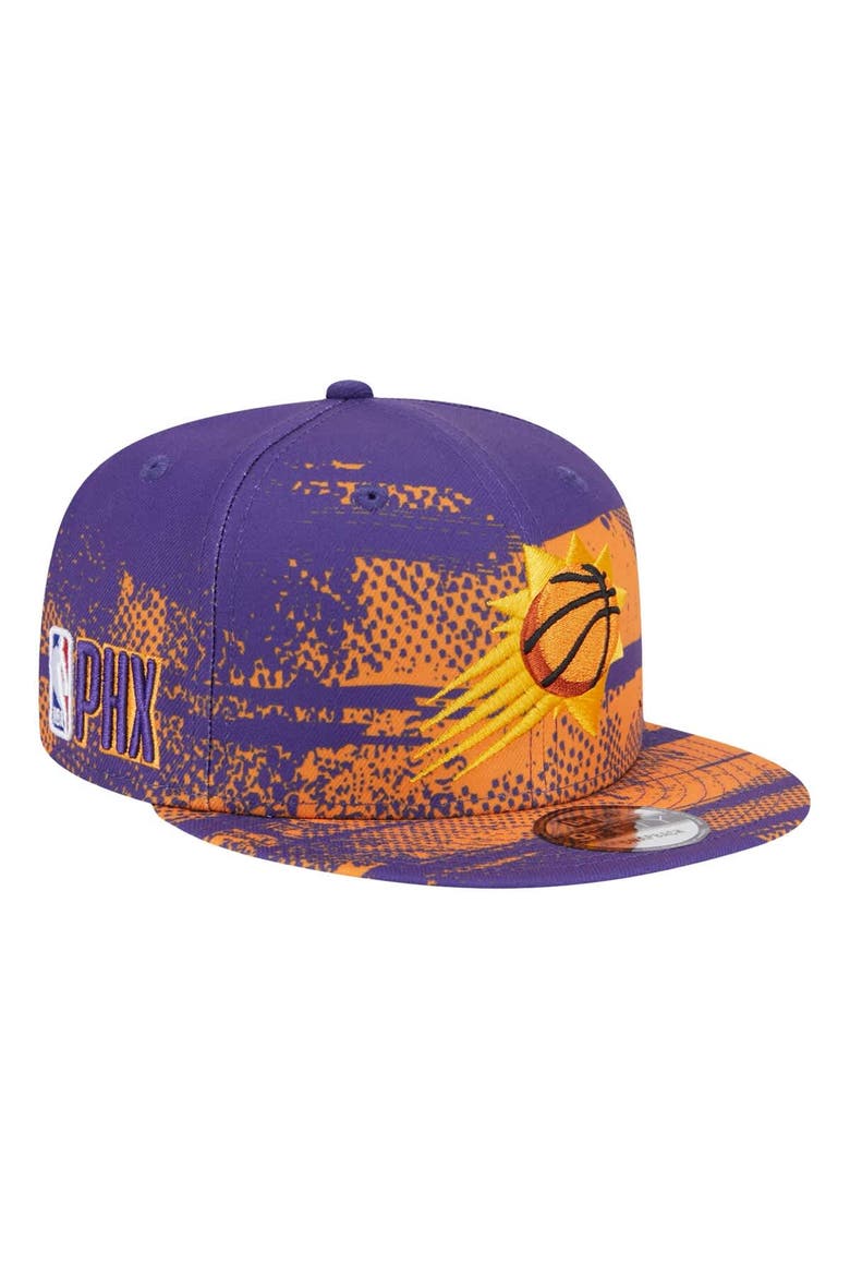 Men's New Era Purple Phoenix Suns Tip-Off 9FIFTY Snapback Hat, Main, color, Purple