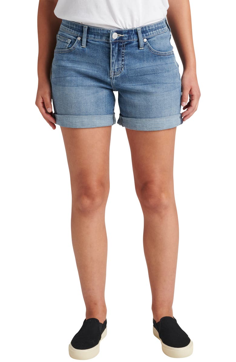 JAG Jeans Alex Boyfriend Denim Shorts, Main, color, Mid Vintage