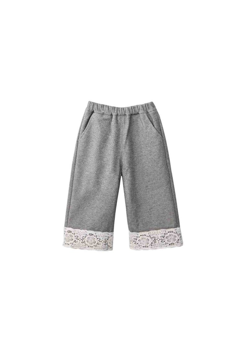 Lace-Layered Tunic Set, Alternate, color, Grey