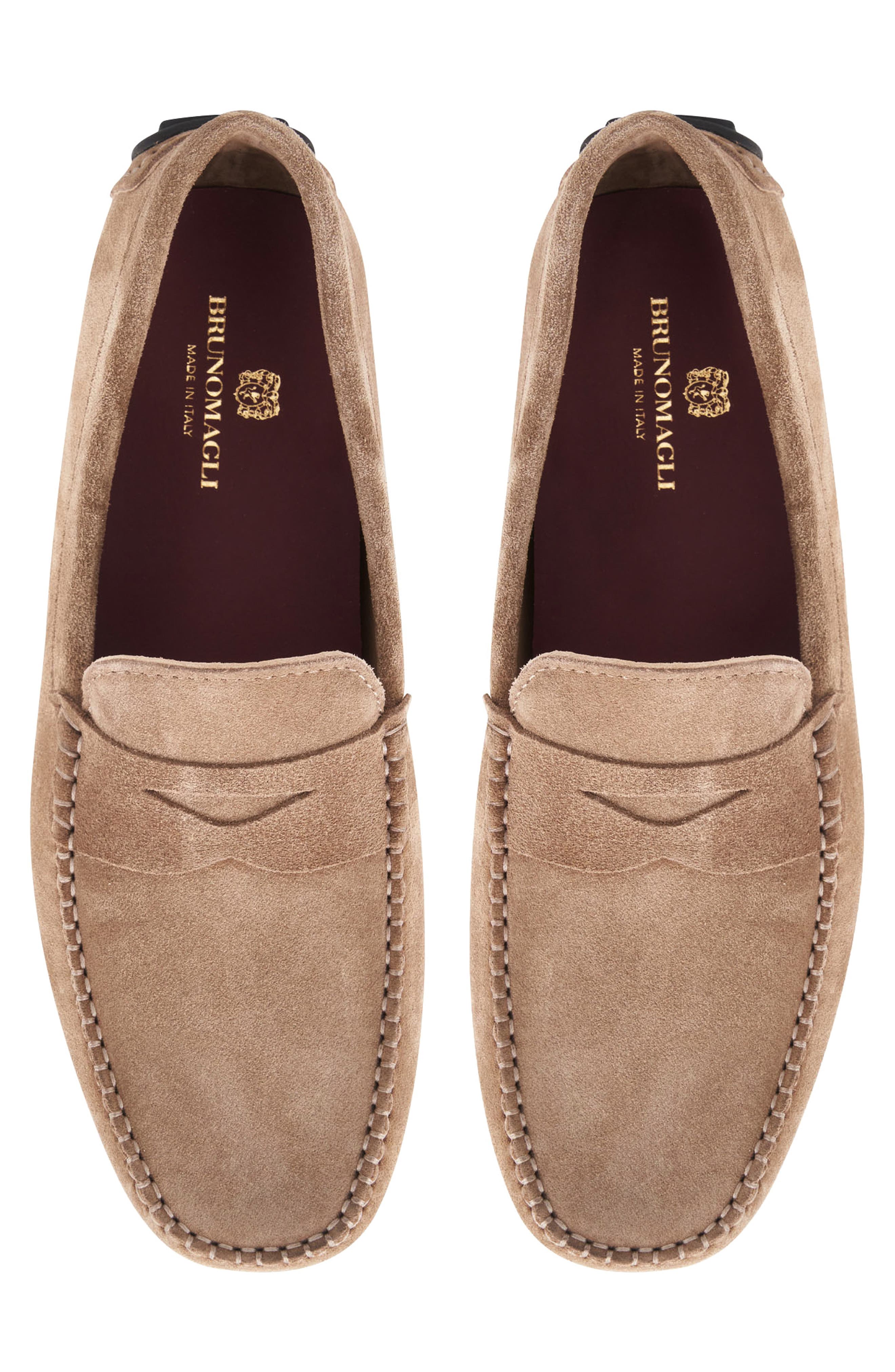 Taranto Penny Loafer, Alternate, color, TAUPE SUEDE