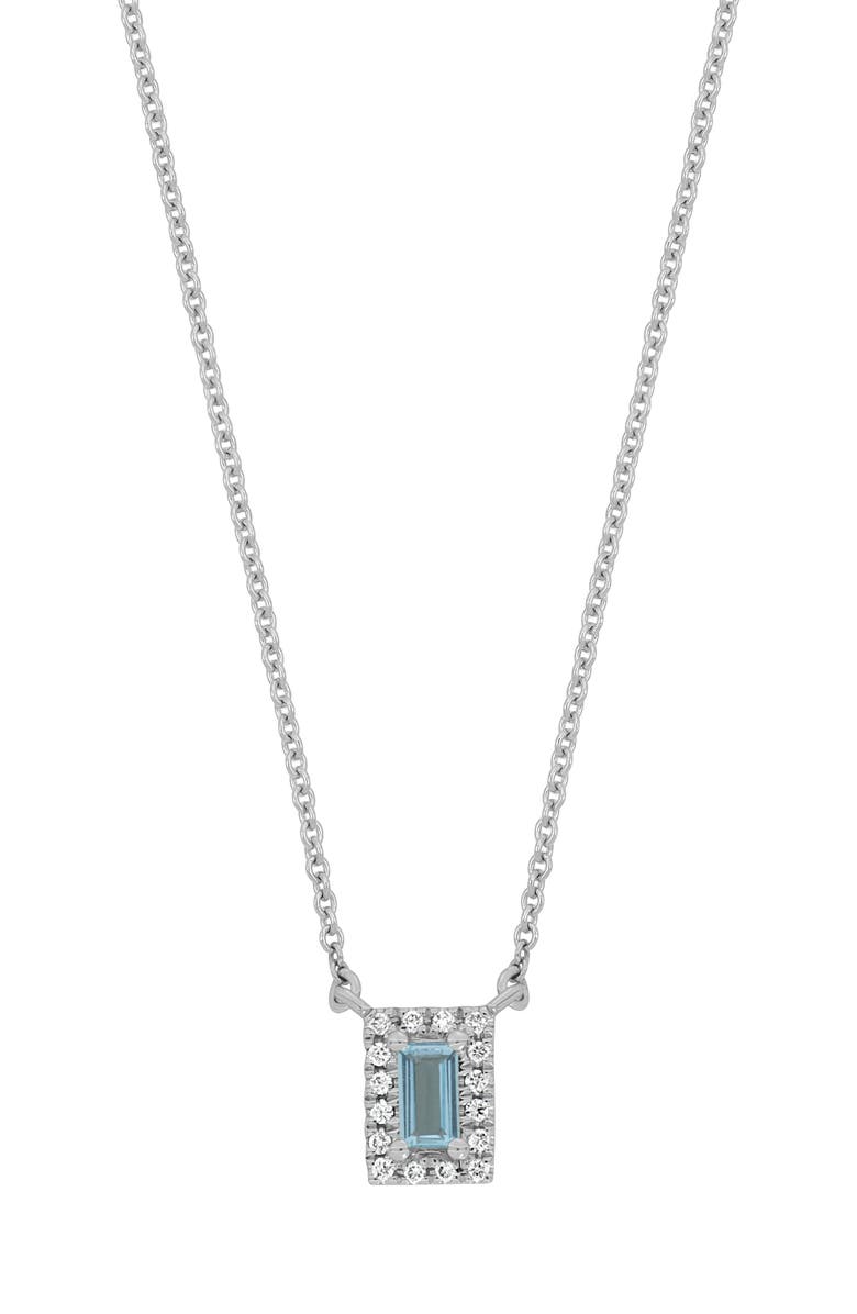 Bony Levy Iris Diamond Pendant Necklace - 0.04ct., Main, color, 18K White Gold