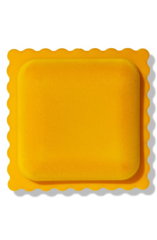 doiy The Dolce Vita Collection Ravioli Velvet Storage Box in Yellow 