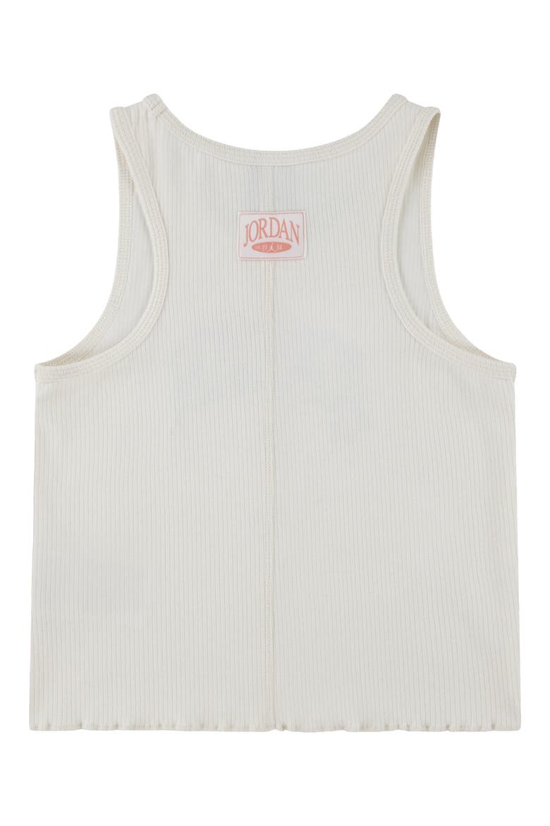 Kids' Graphic Flower of Friendship Racerback Tank, Alternate, color, PALE IVORY