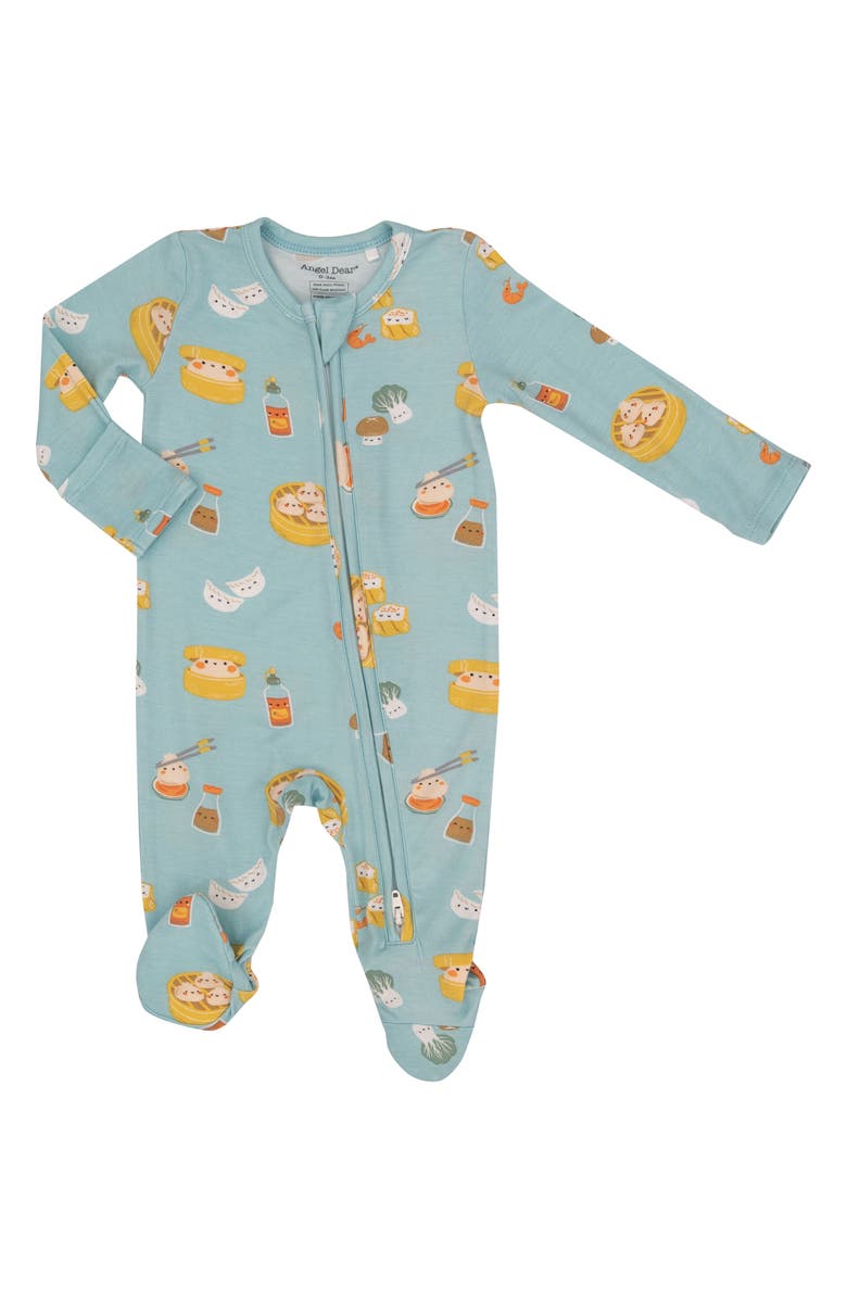 Angel Dear Dim Sum Print Footie, Main, color, 