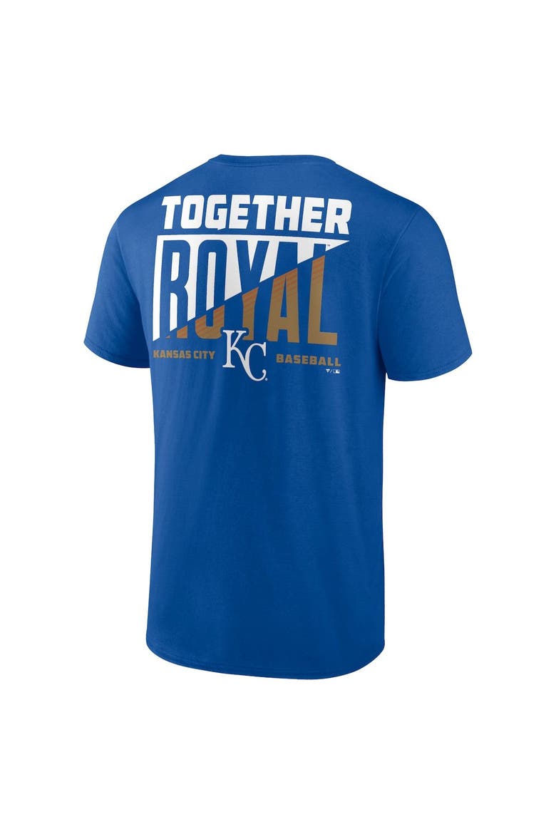 Men's Fanatics Branded Royal Kansas City Royals Hometown Collection Together T-Shirt, Alternate, color, Royal