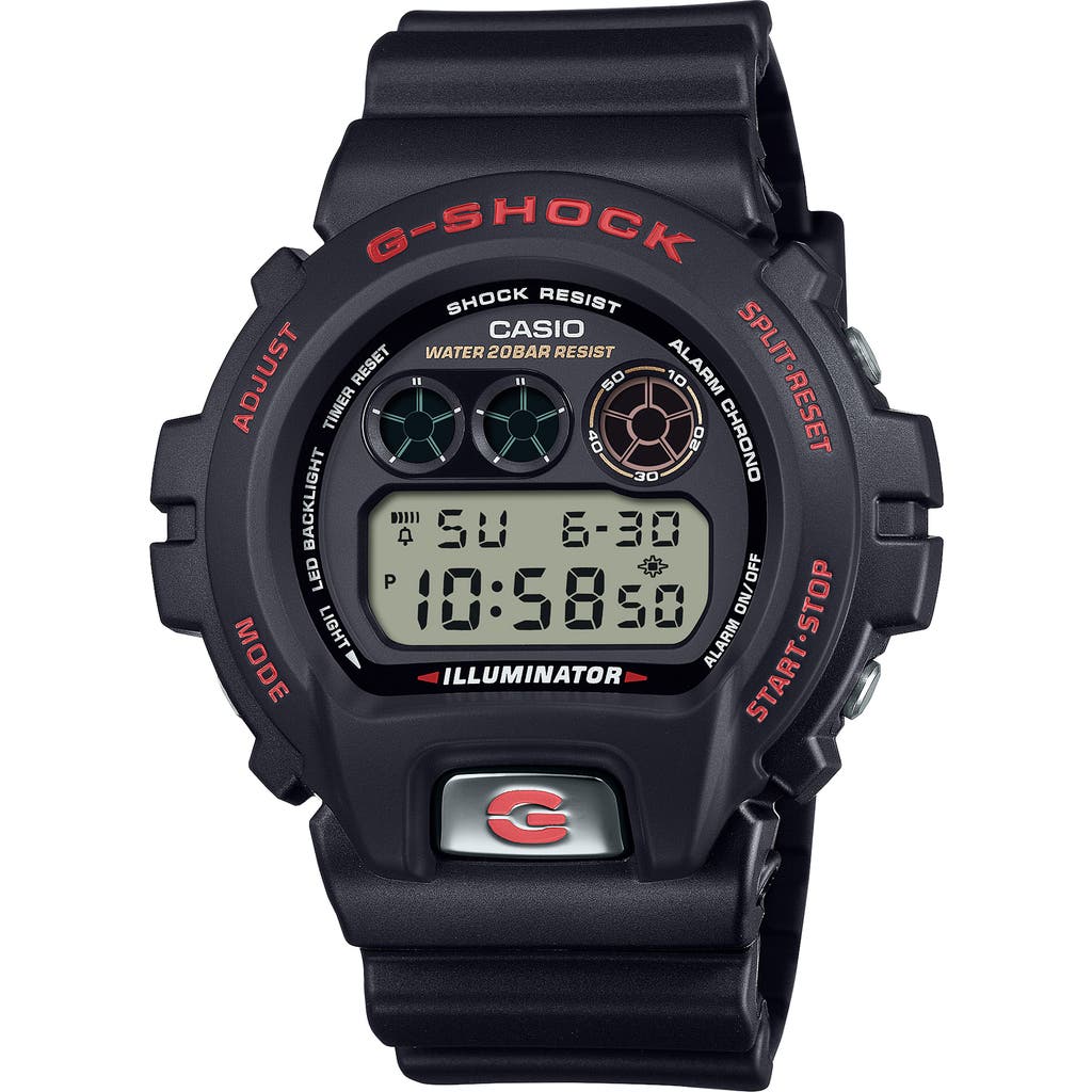 Shop G-shock Dw6900tr 6900 Series Digital Resin Strap Watch, 50mm