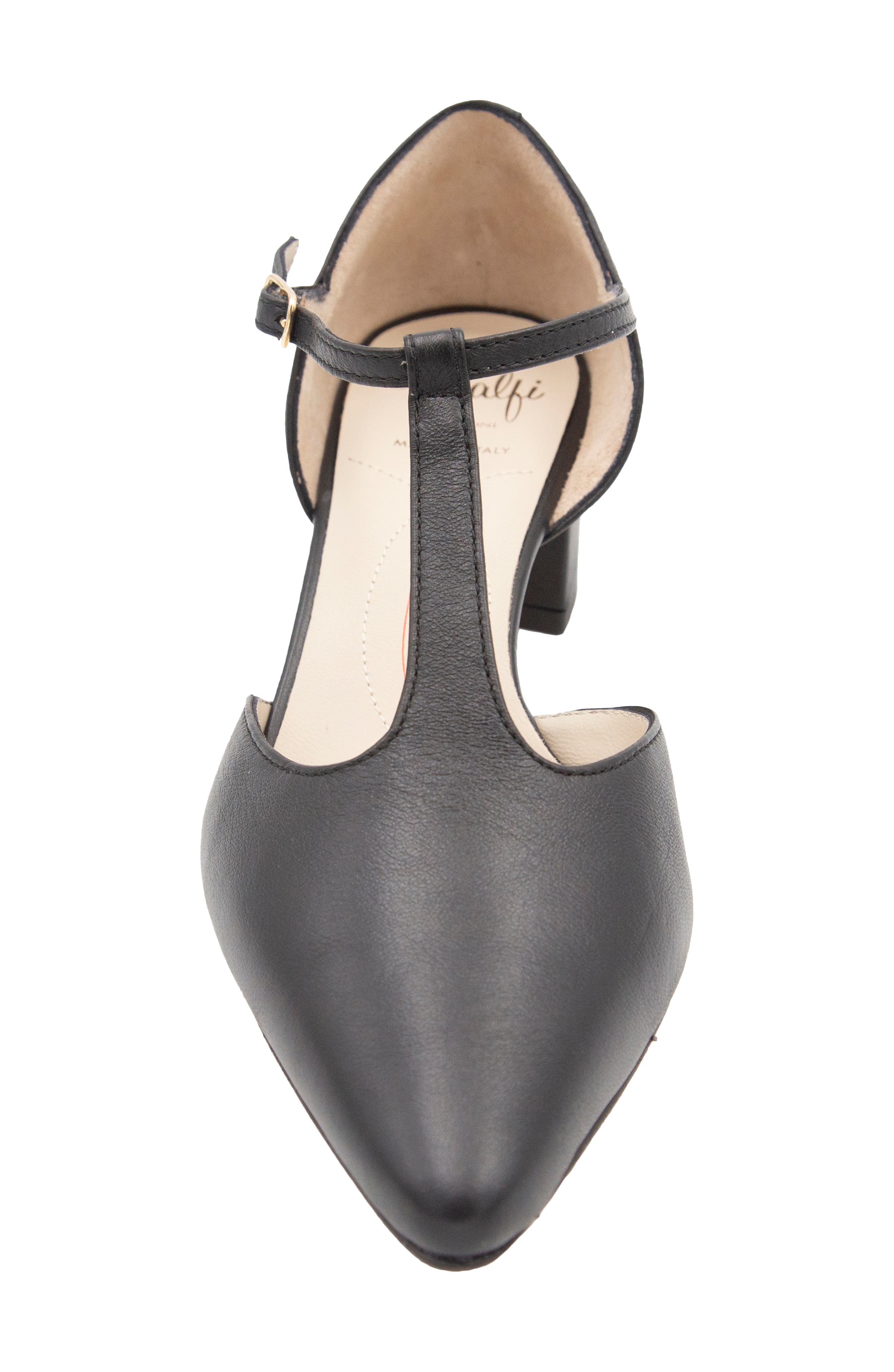 Amalfi by Rangoni Pipistrello Pointed Toe Pump, Alternate, color, Black Etoile