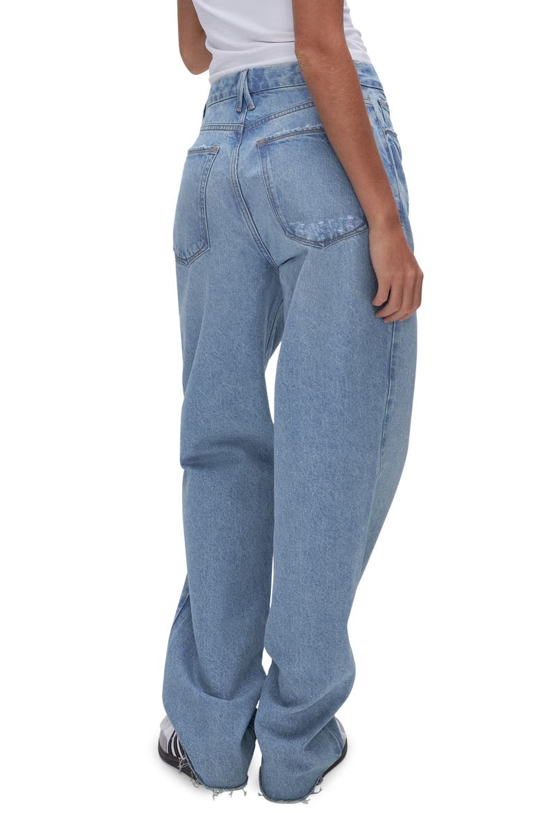 Good '90s Distressed Loose Jeans, Alternate, color, INDIGO472