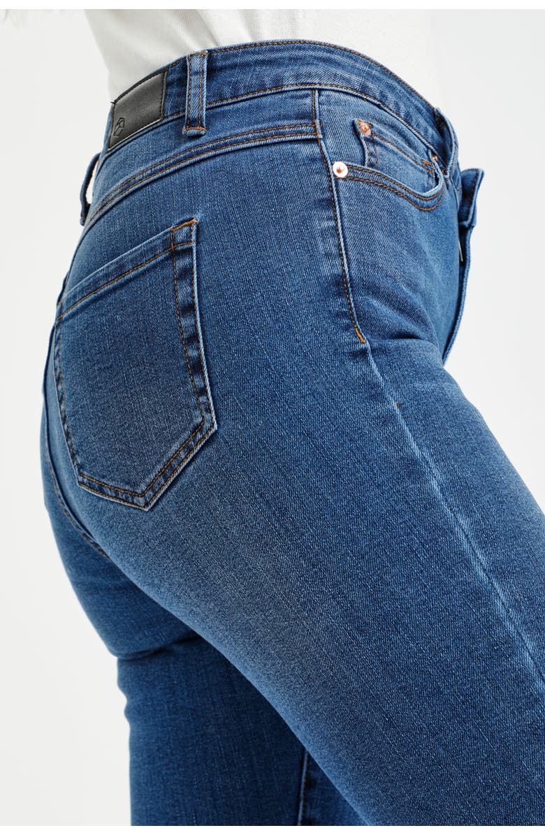 Kaffe Sinem 7/8 Jeans, Alternate, color, Medium Blue Denim