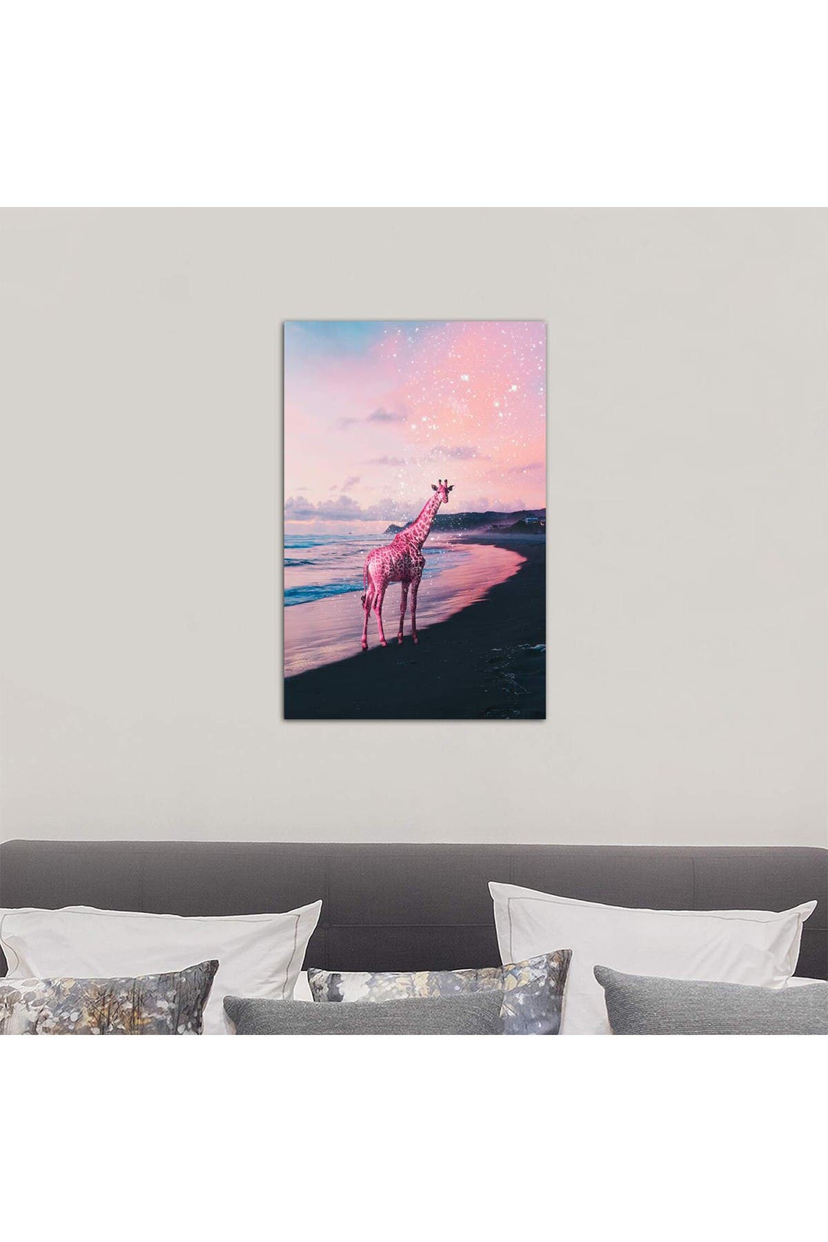 iCanvas Galactic Giraffe by Gabriel Avram Canvas Wall Art - 18