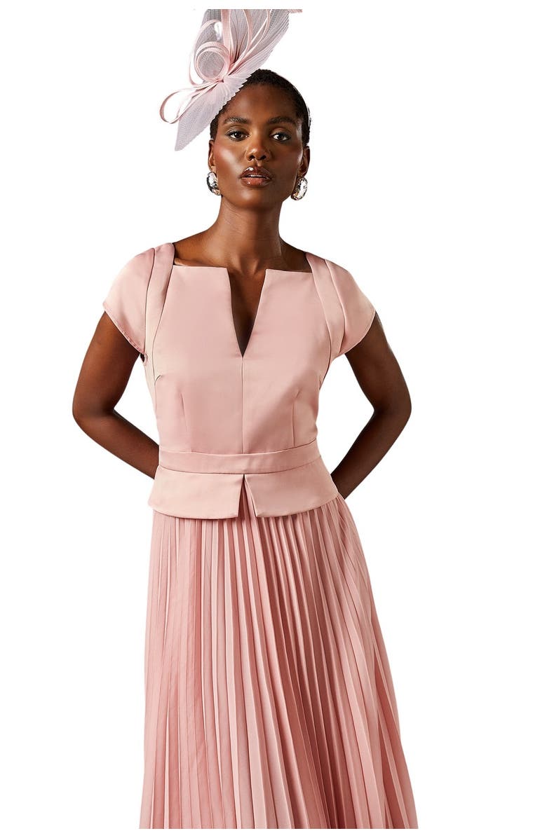 Coast Midi Wedding Guest Dress, Alternate, color, Blush