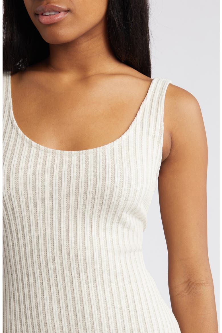 Sea of Dreams Rib Minidress, Alternate, color, NATURAL