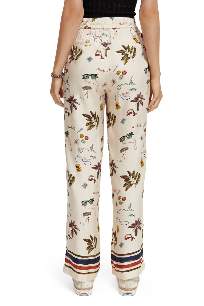 Gia Print Wide Leg Pants, Alternate, color, FESTIVAL TRINKET