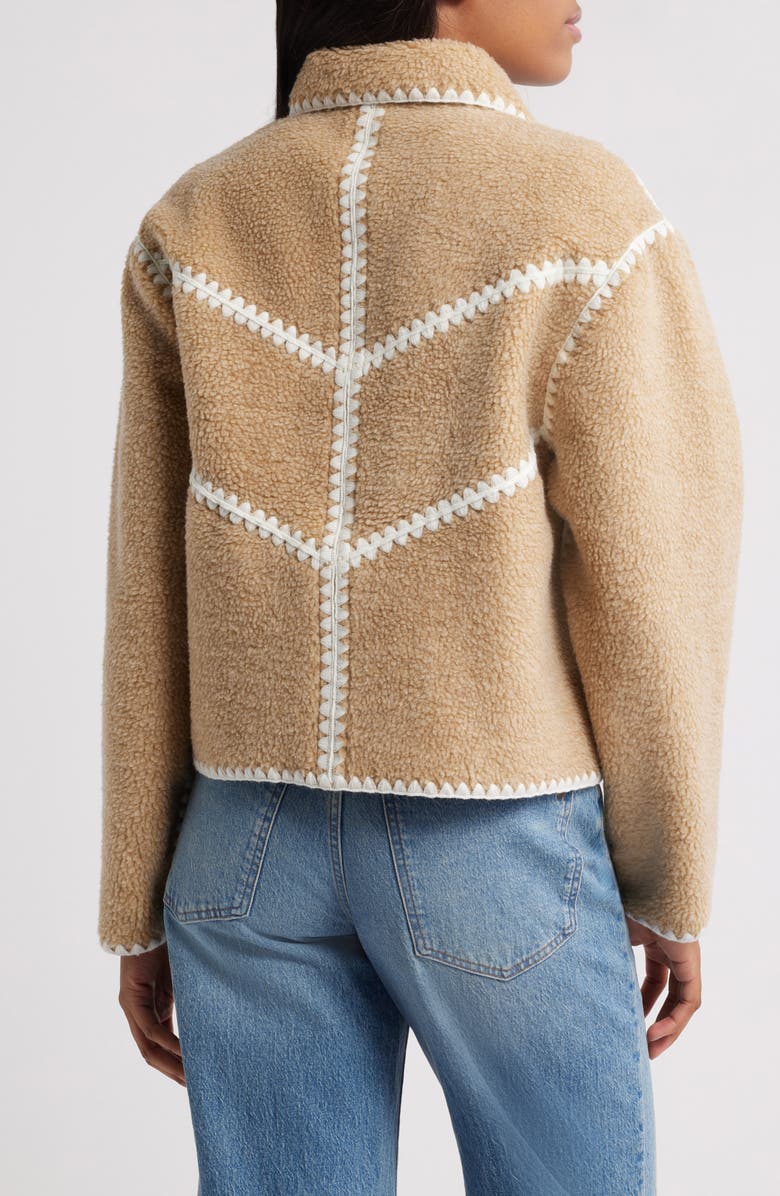 UGG<sup>®</sup> Ellison Whipstitch Detail Jacket, Alternate, color, Sdht