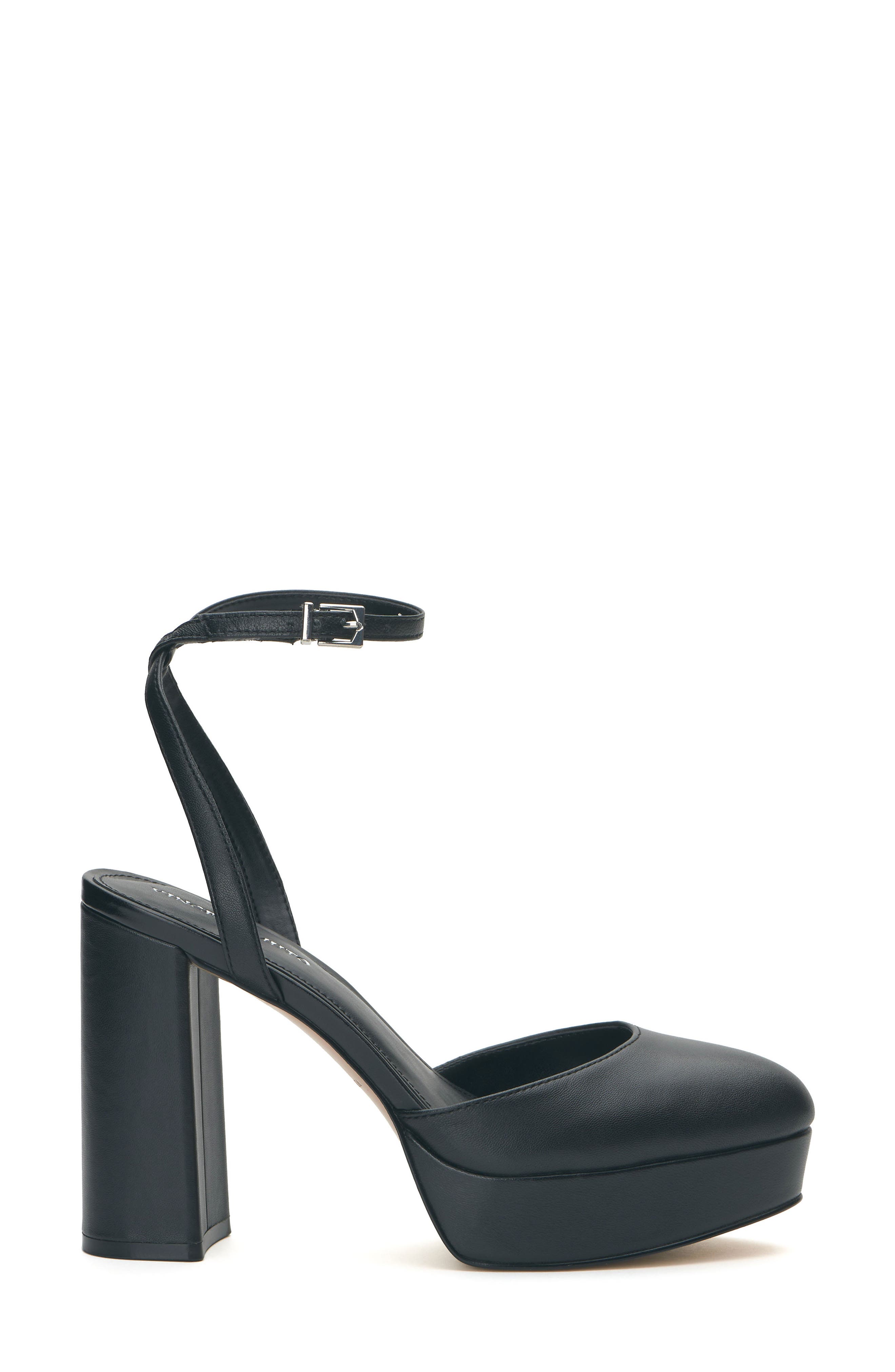 Vince Camuto Patrissya Ankle Strap Platform Pump, Alternate, color, 