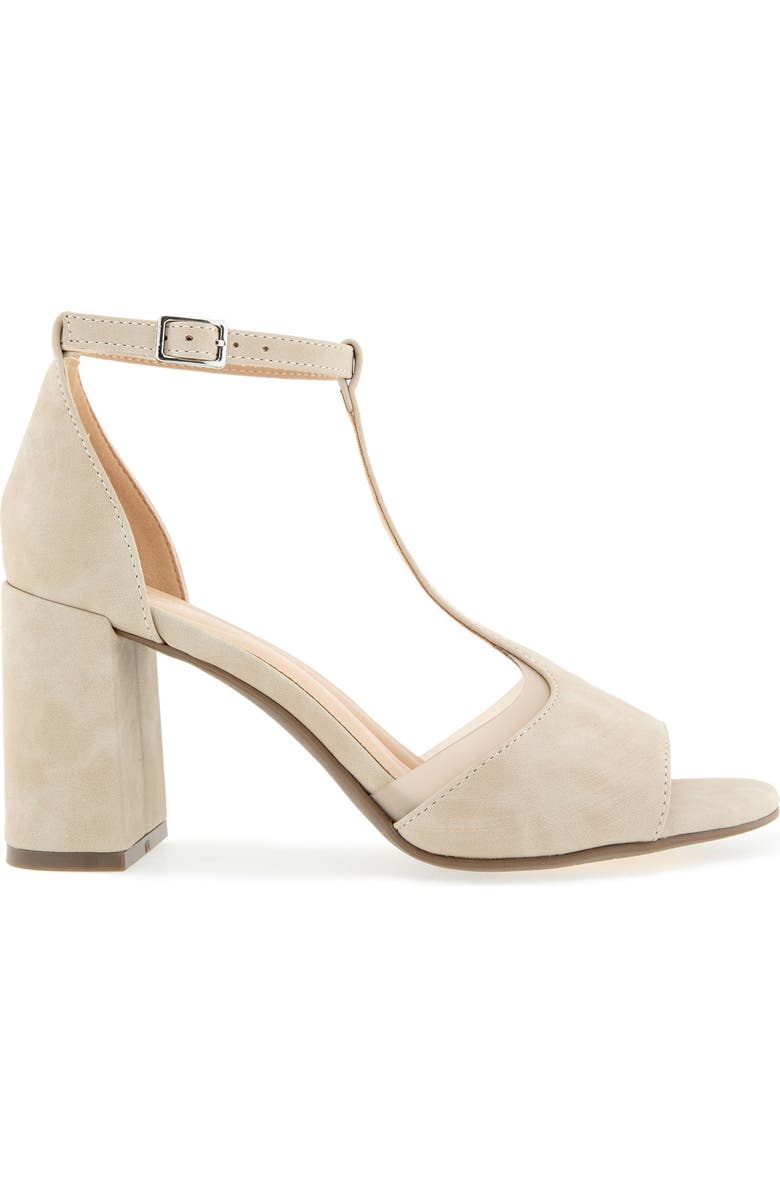 Reaction Kenneth Cole Lady T-Strap Sandal, Alternate, color, Light Taupe