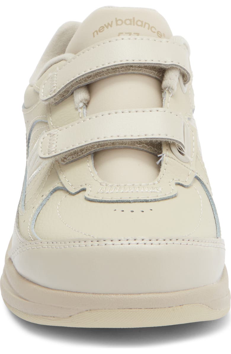 New Balance Leather Sneaker, Alternate, color, Bone