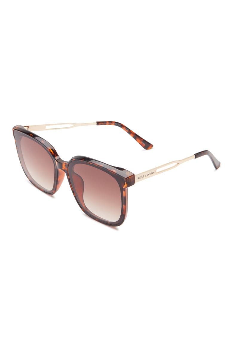 Square Tip Sunglasses, Alternate, color, TORTOISE