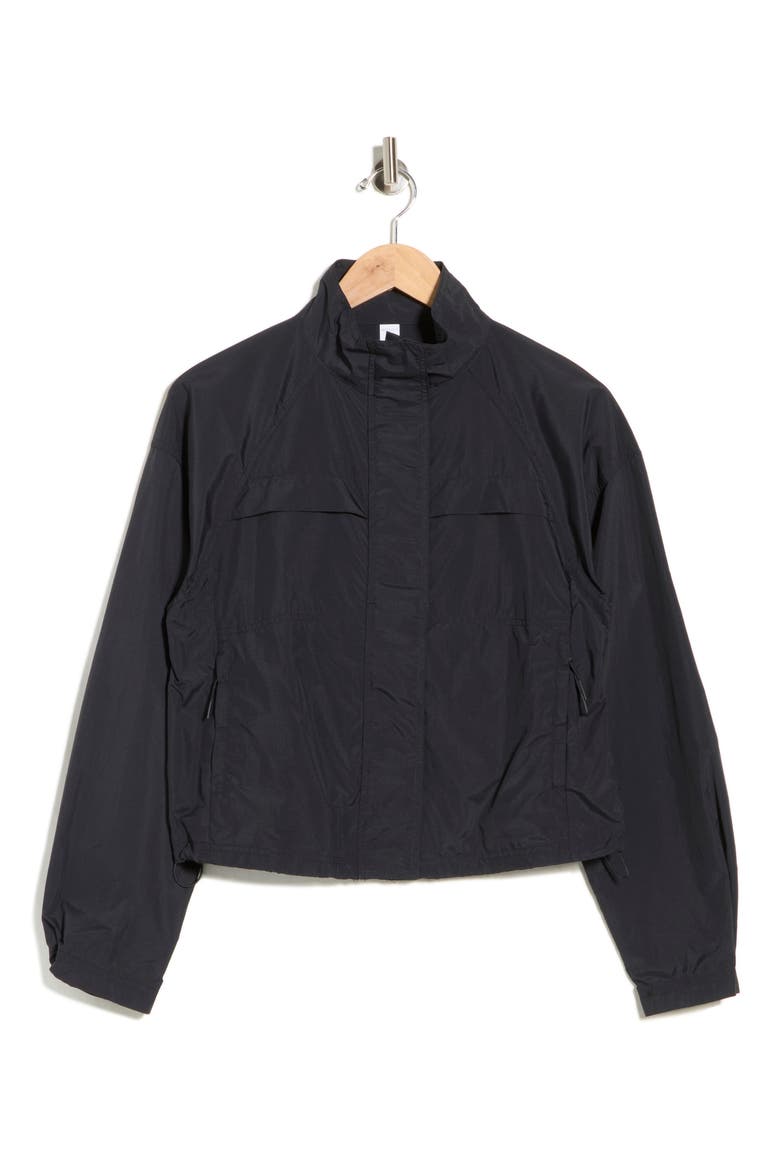 Tyra Crop Jacket, Alternate, color, BLACK