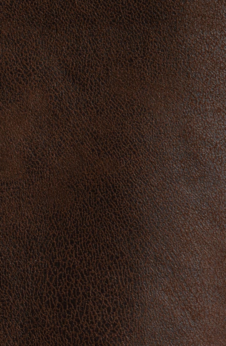 All in Favor Faux Shearling Jacket, Alternate, color, Dark Brown