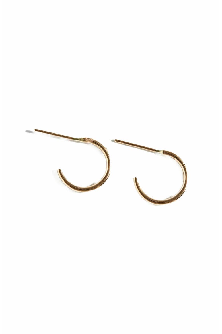 Celine Hoops, Main, color, Gold-filled