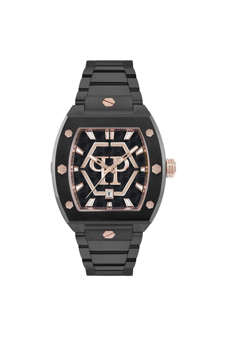 Watches Hexagon Phantom 44 Mm Men, Main, color, black/black