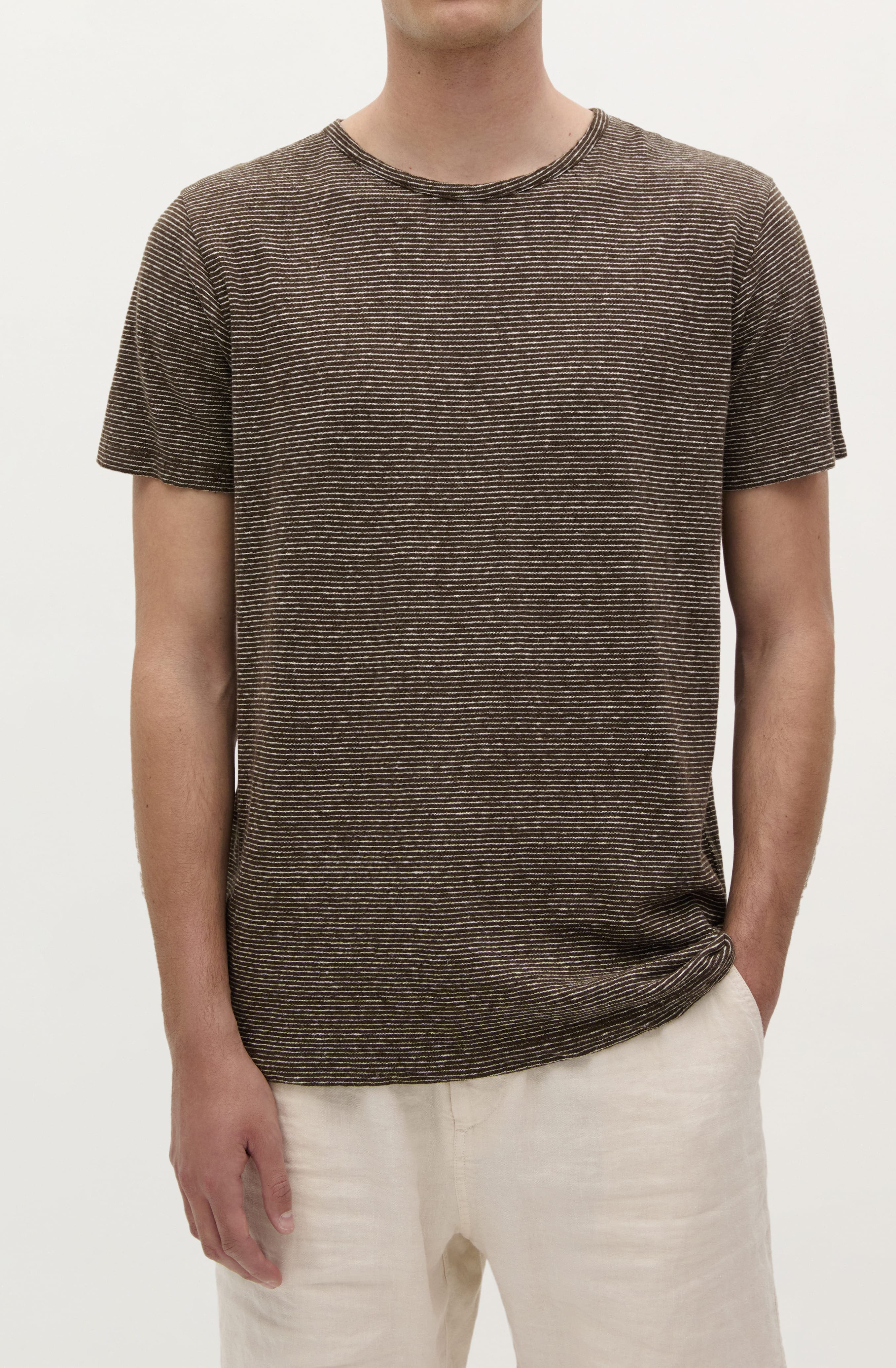 Country Linen Striped Tee
