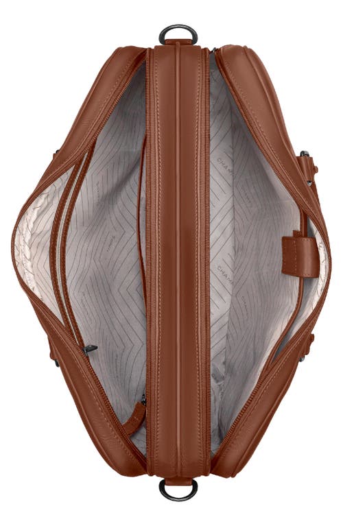 Champs Onyx Leather Briefcase In Brown